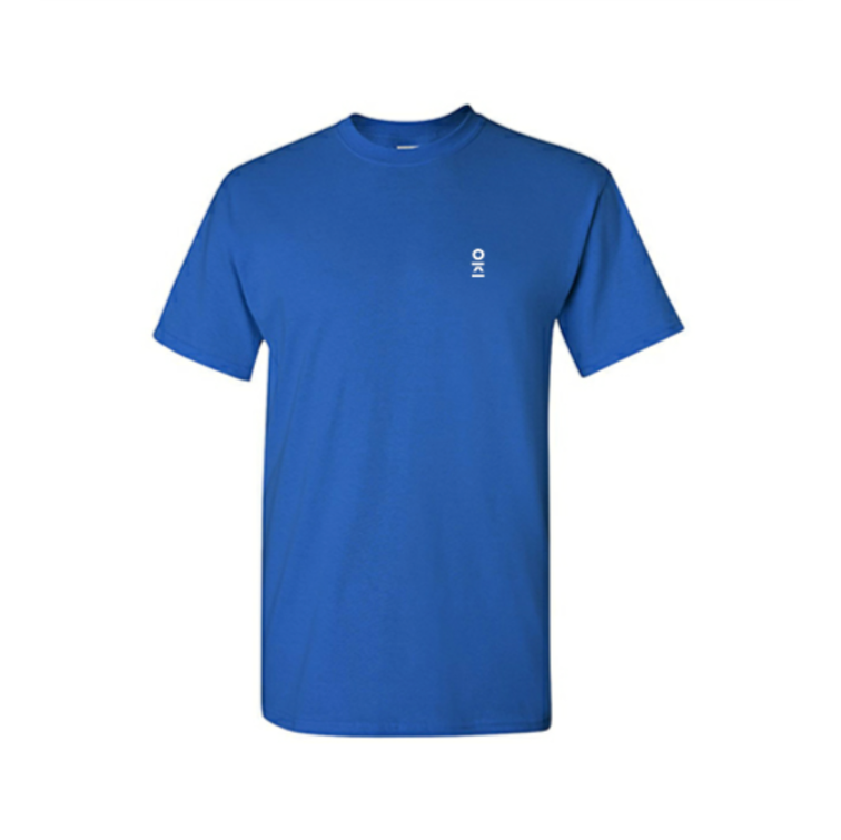 Blue Short Sleeve Men's DRI-FIT T-shirt